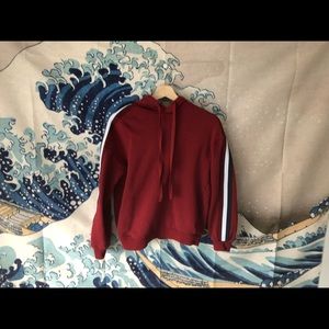 Red Striped Hoodie